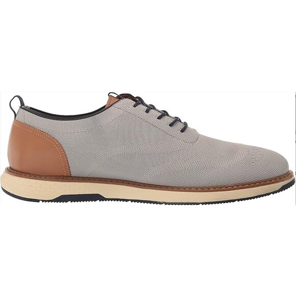 NWT NIB New Vince Camuto Staan Mens Grey Knit Oxford shoes sz 8.5 main image 8